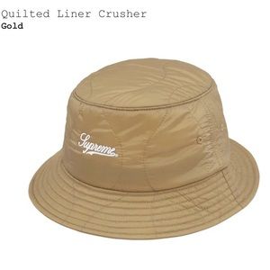 NWT Supreme Quilted Liner Crusher Bucket Hat